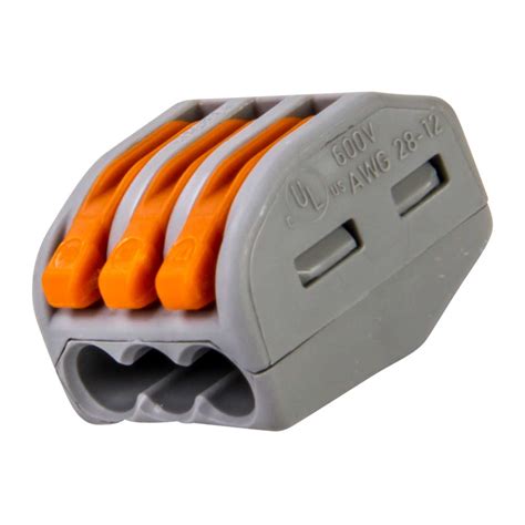 cable junction box with terminal block|wago 3 conductor terminal block.